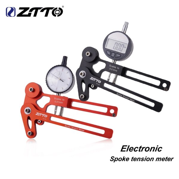 ZTTO-medidor electrónico de tensión para bicicleta de montaña, TC-02, indicador mecánico de alta precisión, radios de rueda, herramienta de comprobación de radios