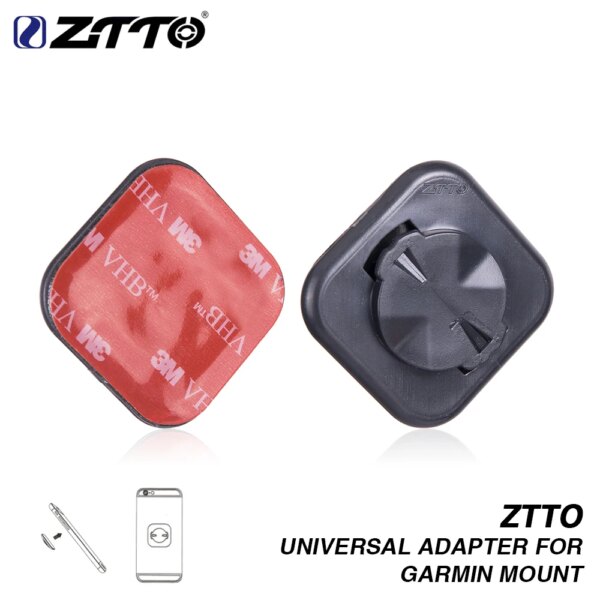 ZTTO MTB bicicleta de carretera soporte para teléfono móvil soporte de ordenador Hholder adaptador 3M para GARMIN soporte de asiento de teléfono