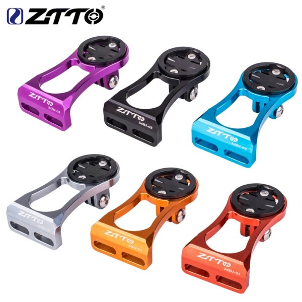 ZTTO-soporte para cronómetro de bicicleta de montaña, GPS, cámara de ordenador, para Garmin, Bryton, Cateye, GoPro, extensión de manillar de bicicleta