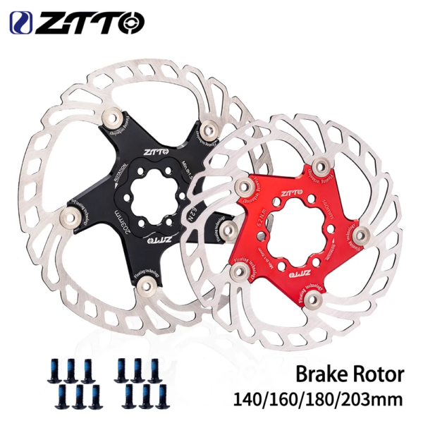 ZTTO nuevo Rotor flotante de freno DH 140/160/180/203mm MTB discos de freno hidráulicos de bicicleta de montaña de acero inoxidable piezas de bicicleta de carretera