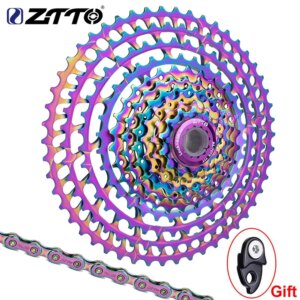 ZTTO SLR MTB 11 velocidades 11-50T Cassette de bicicleta 11 cadena de velocidades HG ultraligero CNC aleación de aluminio piñón libre piñón de bicicleta de montaña