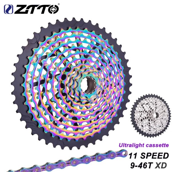 ZTTO Ultimate 11 velocidades 9-46T XD Cassette MTB ULT XD rueda libre 9-46T rueda libre ultraligera 11v piñón 11S 46T XD K7