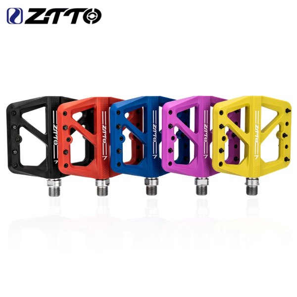 ZTTO-pedales de bicicleta con sello ultraligero, rodamientos de plataforma plana de Color, Pedal de nailon antideslizante, piezas de bicicleta de montaña BMX XC, accesorios