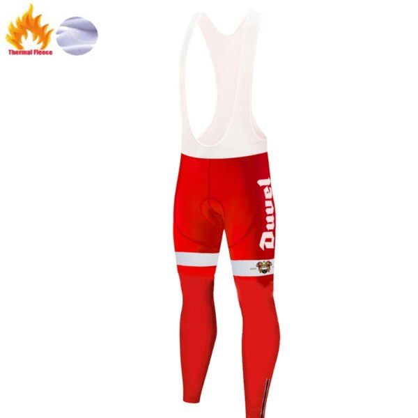 Duvel cerveza invierno térmico polar mtb pantalones מכנסי רכיבה לאופניים pantalones de ciclismo cuissard long cyclisme homme hiver