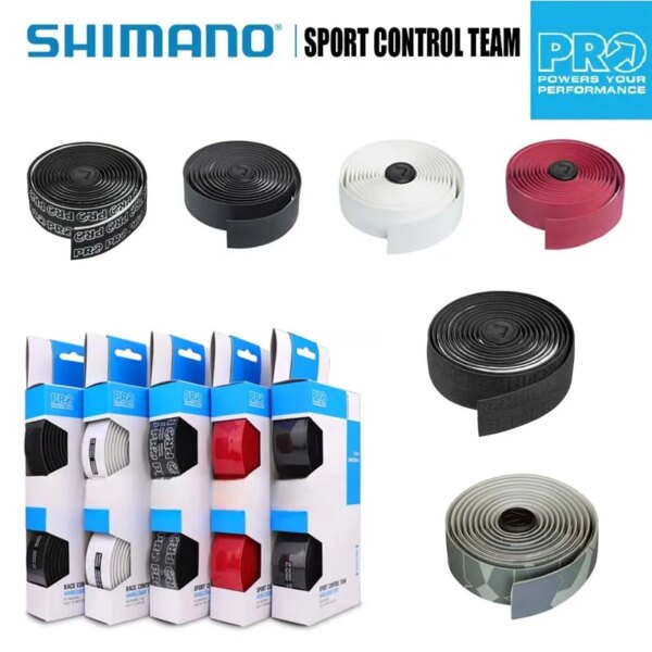 Shimano PRO Sport Control Team-cinta para manillar de bicicleta de carretera, cinta para manillar de bicicleta EVA, accesorios originales para bicicleta