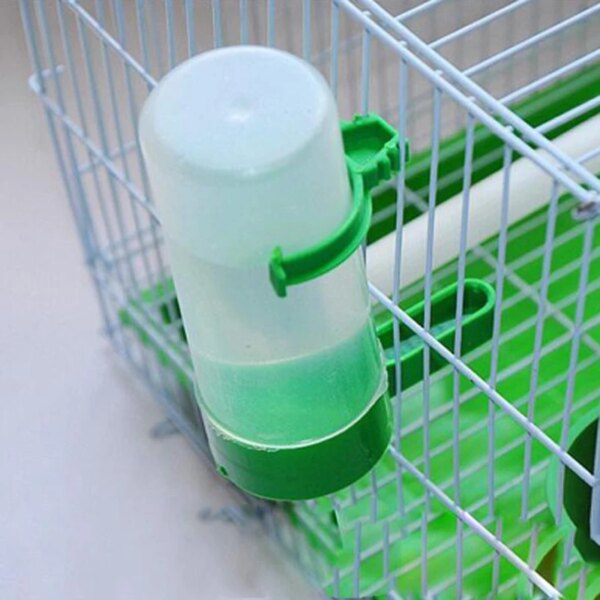 Alimentador de pájaros de plástico, alimentación de agua, bebedero automático, loro, mascota, taza para beber, tazones, suministros para pájaros, accesorios, 1/2/5 Uds.