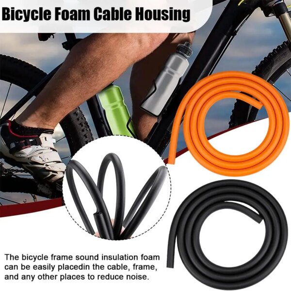 Amortiguador de carcasa interna para cuadro de bicicleta de 1,5 m, funda de espuma de 6mm, amortiguador de Cable para bicicleta de montaña, cambio de carretera/freno/tubo de manguera hidráulica P7i9