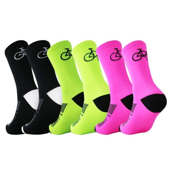 1 par de calcetines transpirables para hombre y mujer, deportivos, para correr y ciclismo