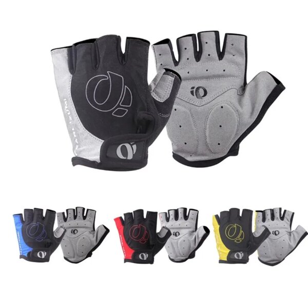 1 par de guantes para ciclismo, guantes de medio dedo para deportes de montaña y carretera, guantes para gimnasio y Fitness para hombre y mujer, guantes para bicicleta MTB