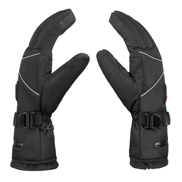 1 par de guantes de calefacción eléctrica guantes de invierno impermeables a prueba de viento pantalla táctil para esquí ciclismo para motocicleta para deportes senderismo