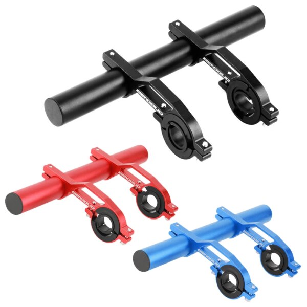 Soporte extendido para manillar de bicicleta de 10/20cm, soporte para faro de montaña, barra extendida, manillar de bicicleta de montaña, piezas de estante extensor