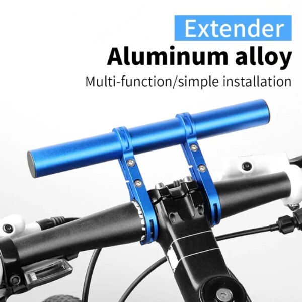 Manillar de bicicleta de aleación de aluminio de 10/30CM, faro delantero extendido para bicicleta de montaña, soporte de luz delantera, lámpara, accesorios para linterna, soporte de lámpara