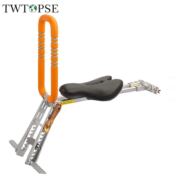 TWTOPSE-sillín de bicicleta plegable para niños, asiento de seguridad para Brompton 3SIXTY PIKES Dahon MTB, bicicleta de montaña, accesorio de silla portátil para niños