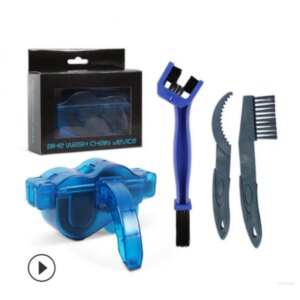 Limpiador de cadena de bicicleta portátil, cepillo de limpieza de cadena de bicicleta de carretera y motocicleta, Kit de herramientas de limpieza de bicicleta, mantenimiento de limpiador de cadena de ciclismo
