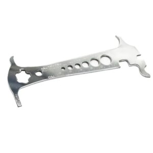 Indicador de desgaste de cadena de bicicleta, herramienta de reparación, regla de medición de calibre de cadenas de carretera de montaña, accesorios de repuesto para bicicleta