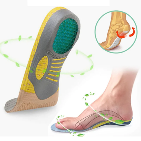 Plantillas de Gel ortopédico Premium, almohadilla ortopédica para la salud del pie plano, almohadilla para zapatos, almohadilla de soporte para arco para fascitis Plantar Unisex