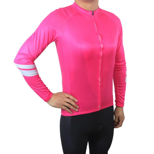 Jersey de Ciclismo de manga larga para mujer, camisas de secado rápido para bicicleta, chaqueta para bicicleta de montaña, ropa de ciclismo de montaña con bolsillos, Top redondo transpirable