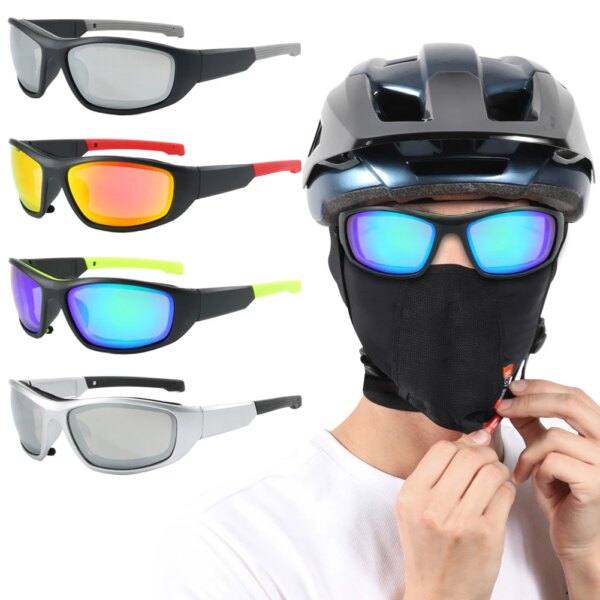 Gafas de sol para motocicleta, gafas de sol a prueba de viento para bicicleta de montaña, protección UV, gafas de sol para deportes al aire libre