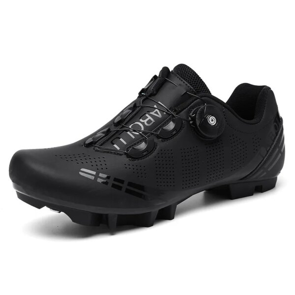 Zapatillas de ciclismo para hombre, botas deportivas para bicicleta de carretera, zapatillas planas de Velocidad de automovilismo MTB, calzado para bicicleta de montaña, zapatos de ciclismo con Pedal T27