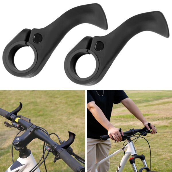 Extremos de Manillar de bicicleta de montaña, 22,2mm, extremos de barra de bicicleta MTB, diseño ergonómico, empuñaduras de manillar interior, accesorios de ciclismo ultraligeros