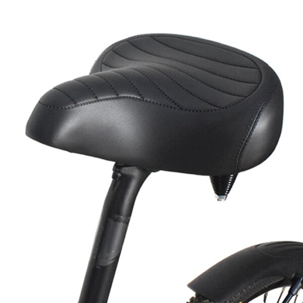 Cómodo sillín de resorte MTB para hombres y mujeres, cojín de asiento de bicicleta, sillín de bicicleta con absorción de impactos para bicicleta de montaña MTB, bicicleta de carretera