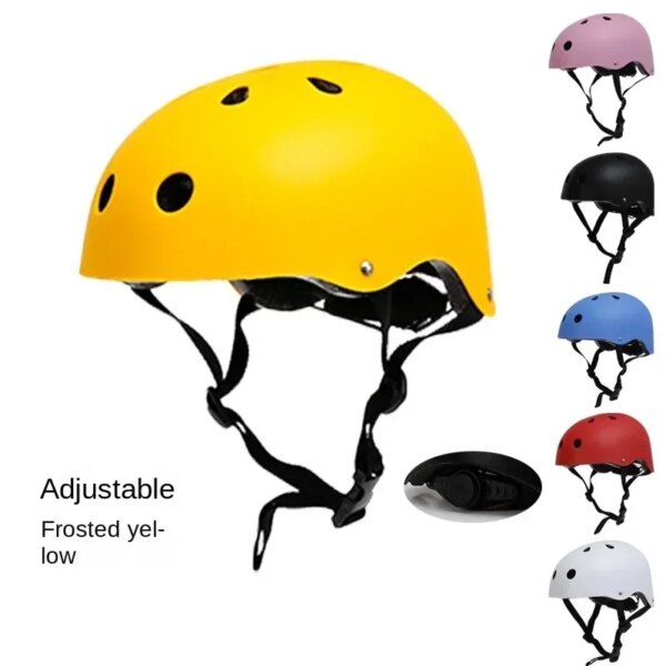 Casco de ventilación para niños adultos, resistencia al impacto al aire libre para bicicleta, ciclismo, escalada en roca, patinaje sobre ruedas