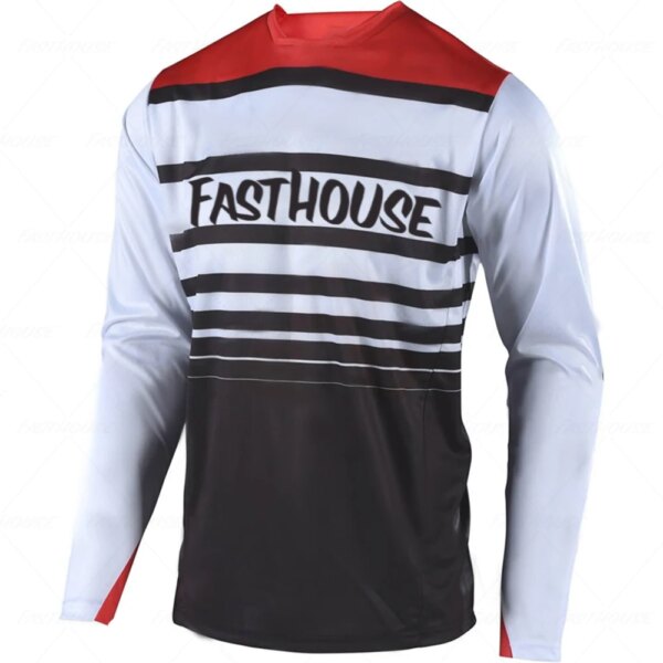 Nuevo Jersey para descensos Hombre MTB desgaste verano Maillot Ciclismo Hombre DH MTB MX camiseta de motocrós fuera de carretera montaña Enduro camiseta