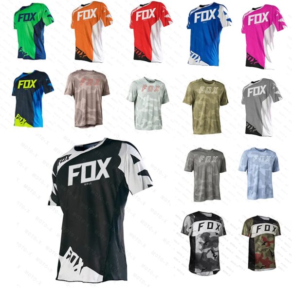 Enduro MTB ciclismo manga ciclismo Jersey camisa para descensos Camiseta Motocross Camiseta Mx ropa para bicicleta de montaña Mtb Jersey Hpit Fox