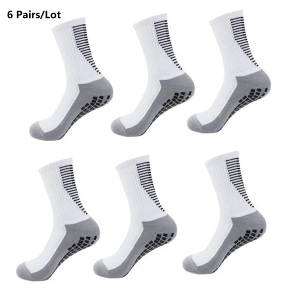 Calcetines de fútbol antideslizantes para hombre, calcetines deportivos antideslizantes para fútbol, ​​baloncesto, tenis, ciclismo, calcetines para montar, calcetines de Yoga para mujer