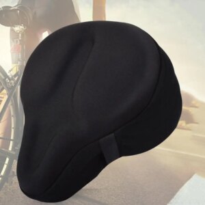 Asiento de bicicleta, asiento de bicicleta eléctrica transpirable, almohadilla de Gel gruesa suave, funda de cojín, piezas de repuesto de ciclismo suaves y transpirables