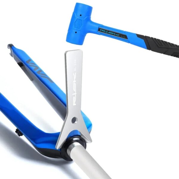Herramienta de extracción de cuenco superior e inferior de bicicleta con orificio colgante, removedor de copa de auriculares de bicicleta, removedor de carrera de corona de bicicleta para bicicleta MTB
