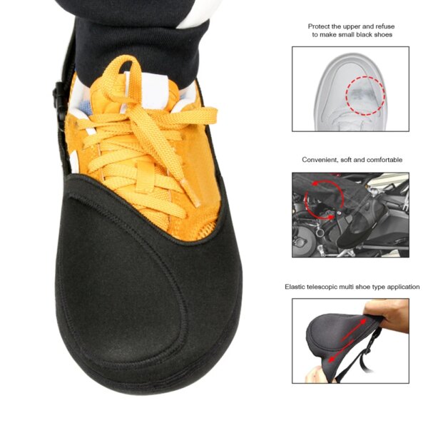 1 Uds. Cubierta antideslizante para zapatos de motocicleta, funda protectora impermeable de neopreno para zapatos de bicicleta, funda protectora para botas para hombres, accesorios para montar en motocicleta