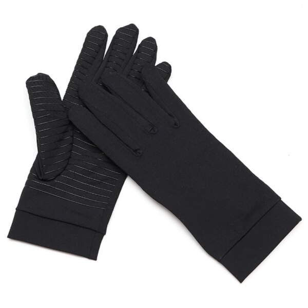 1 par de guantes antiartritis sin costuras, guantes de ciclismo antideslizantes Unisex, cómodos y versátiles para hombres y mujeres, alivio de la hinchazón