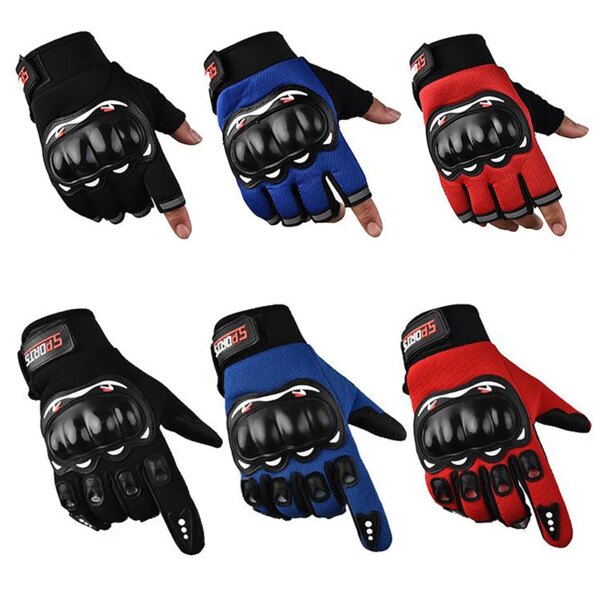 1 par de guantes antideslizantes transpirables protectores de pantalla táctil guantes de ciclismo guantes de motocicleta para deportes al aire libre accesorio de motocicleta