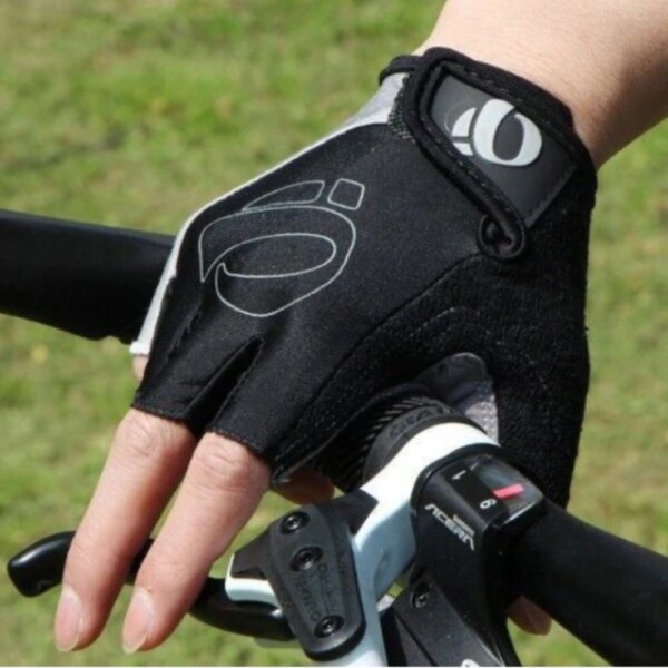 1 par de guantes de ciclismo de medio dedo de Gel antideslizantes antisudor antigolpes guantes para bicicleta de carretera MTB guantes de mano izquierda-derecha