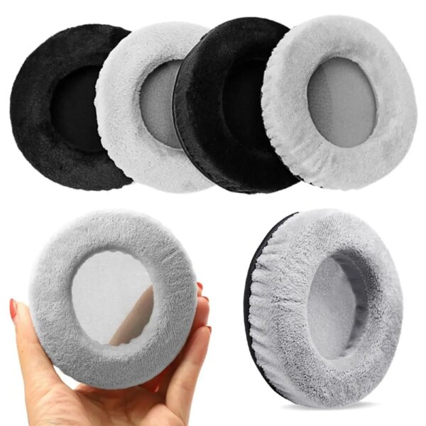 1 par de almohadillas de terciopelo General 60mm 65mm 70mm 75mm 80mm almohadillas suaves de repuesto para auriculares Sony/para Akg/para Denon