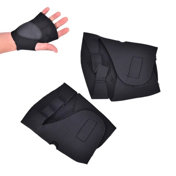 1 par de guantes sin dedos para hombre, guantes para ciclismo al aire libre, Color negro, poca elasticidad, deporte militar, gimnasio táctico