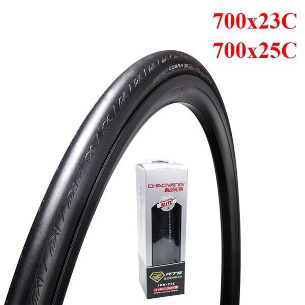 1 neumático de bicicleta ultraligero Chaoyang 700 * 23C 700 * 25C ​​neumáticos de bicicleta de carretera 700C Pneu neumáticos de bicicleta Fixie plegables anti-puñaladas