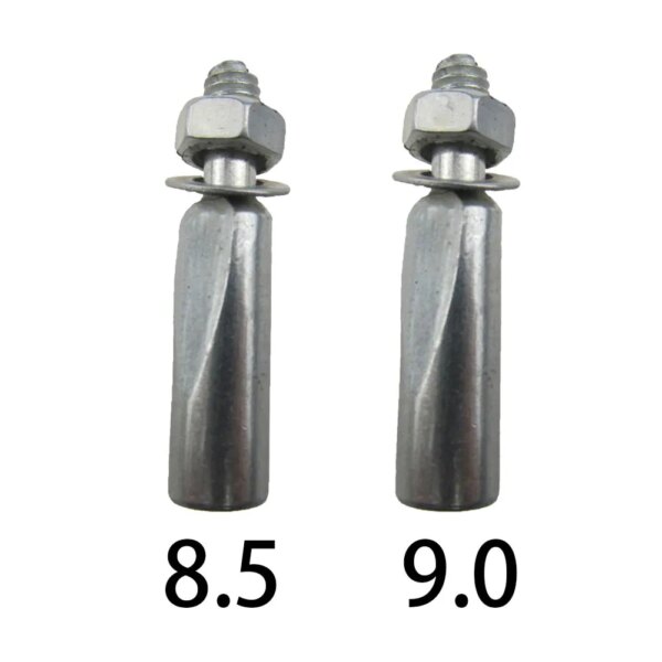 Cuñas para manivela de bicicleta, cuña de soporte inferior de 8,5/9,0mm, pasadores de placa de cadena de acero corta con tuercas, arandelas, componentes de bicicleta, 2 uds.