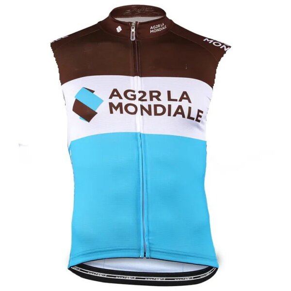 2018 AG2R TEAM verano sin mangas Ciclismo chaleco Mtb ropa bicicleta Maillot Ciclismo ropa