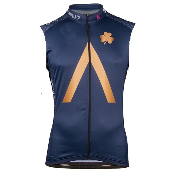 2018 Aqua Blue TEAM Primavera Verano sin mangas Ciclismo chaleco JERSEY Gilet Mtb ropa bicicleta Maillot Ciclismo ropa