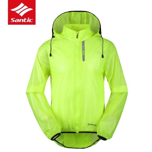 2018 Santic hombres impermeable ciclismo impermeable transpirable MTB montaña bicicleta de carretera chaqueta de secado rápido deporte de bicicleta camisetas de manga larga