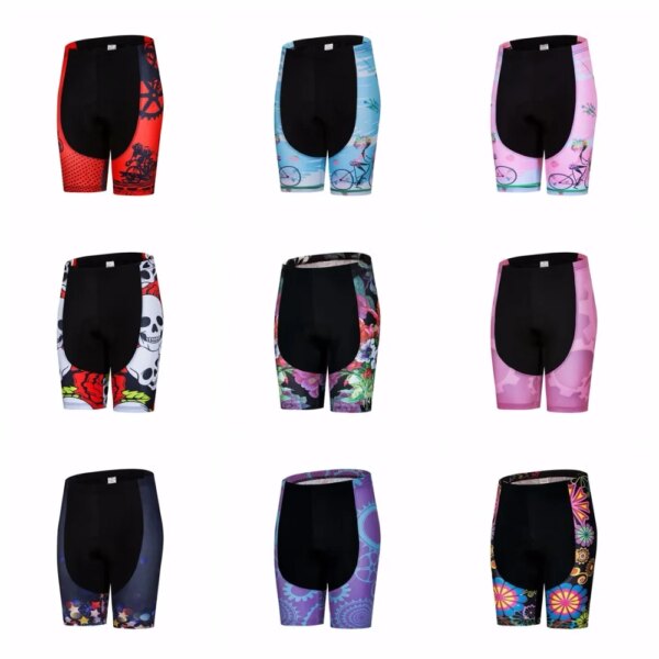 2019 pantalones cortos de Ciclismo para mujer pantalones cortos acolchados MTB bicicleta inferior carretera montaña Maillot Ropa Ciclismo medias para Ropa interior femenina