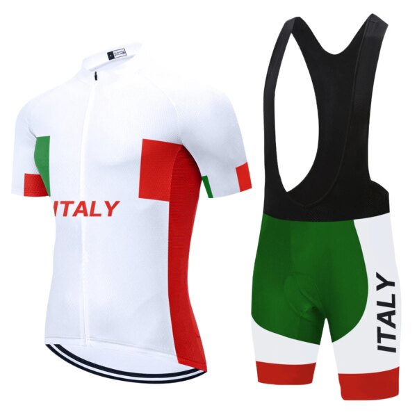 Conjuntos de Jersey de Ciclismo del equipo nacional de Italia, Ropa Deportiva, pantalones cortos para bicicleta de montaña, Maillot y Culotte, 2021