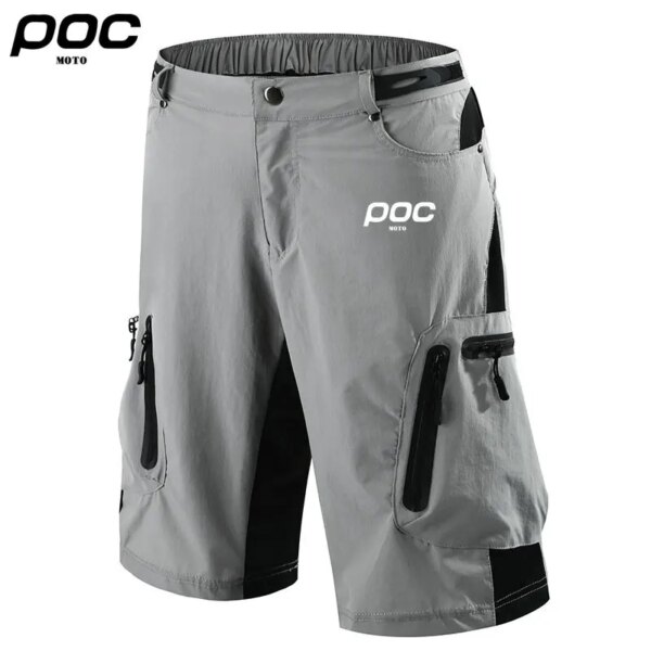 Pantalones cortos de poliéster para MOTO POC, pantalones cortos para ciclismo de montaña, Motocross, bmx XC, M-3XL, 2022