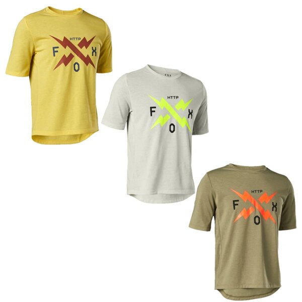 Camisetas para bicicleta de montaña y de descenso para hombre, ropa deportiva para Motocross, camiseta todoterreno DH, pantalón corto de competición, Http Fox, 2022