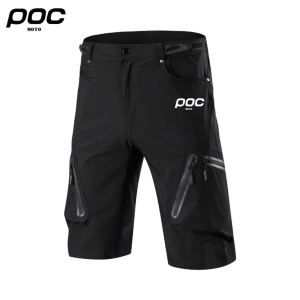 2022 Moto Poc ciclismo negro defender MTB pantalones cortos montar pantalones cortos para bicicleta de montaña Motocross Bmx XC pantalones de bicicleta de secado rápido