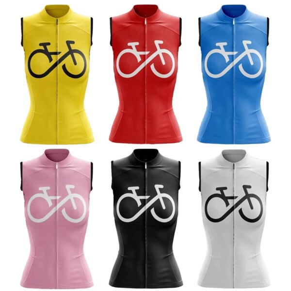 Camiseta de Ciclismo sin mangas para mujer, ropa de bicicleta de montaña, chaleco transpirable de secado rápido, ropa para equipo femenino de Ciclismo para niña 2022