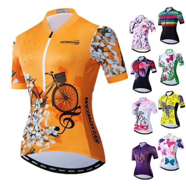 Camiseta de Ciclismo para mujer, camiseta de manga corta para bicicleta de montaña, camiseta transpirable para equipo profesional, ropa de Ciclismo, 2022