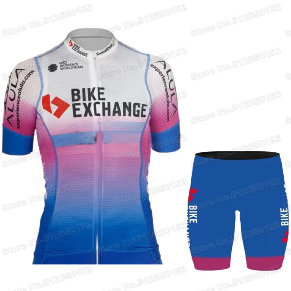 Conjunto de Jersey de ciclismo para equipo de mujer, ropa de ciclismo de verano, camisas de bicicleta de carrera, traje, pantalones de bicicleta de montaña, 2022